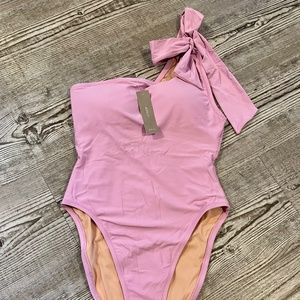 Bow one shoulder - one piece swimsuit